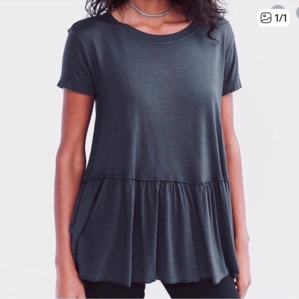 Peplum T shirt Top